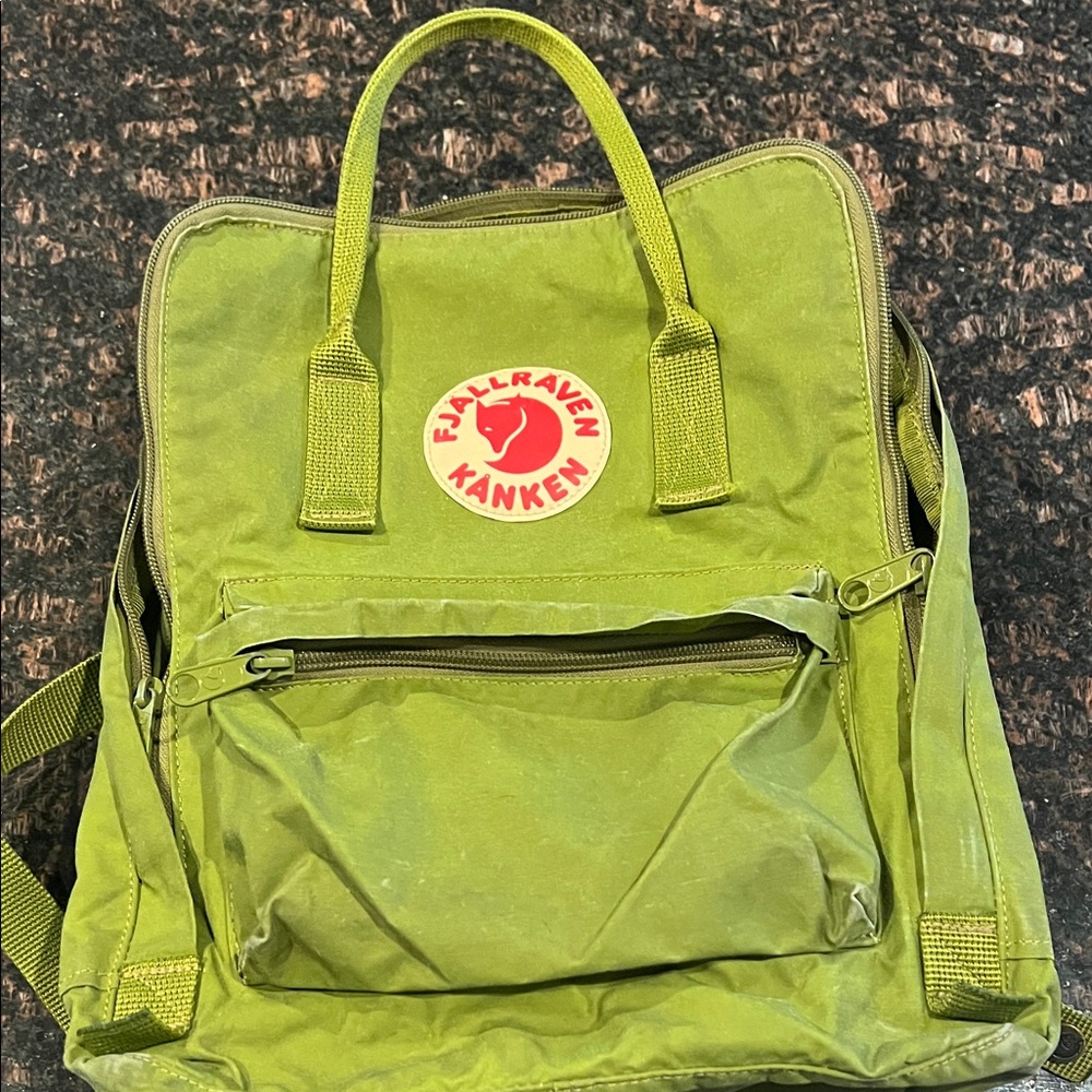 Fjallraven Kanken Green Backpack
